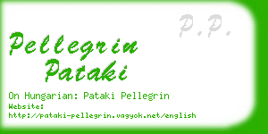 pellegrin pataki business card